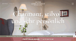 Desktop Screenshot of hotel-altergerichtshof.at