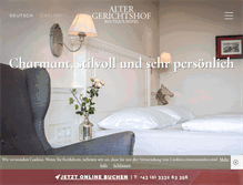 Tablet Screenshot of hotel-altergerichtshof.at